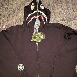 2ND SHARK FULL ZIP HOODIE MENS