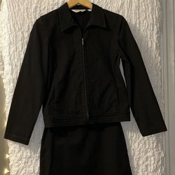 Eddie Bauer: Jacket (Small) & Skirt (8), 98% Cotton 2% Spandex 