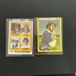 Jack Morris And Harold Baines Rookie Cards