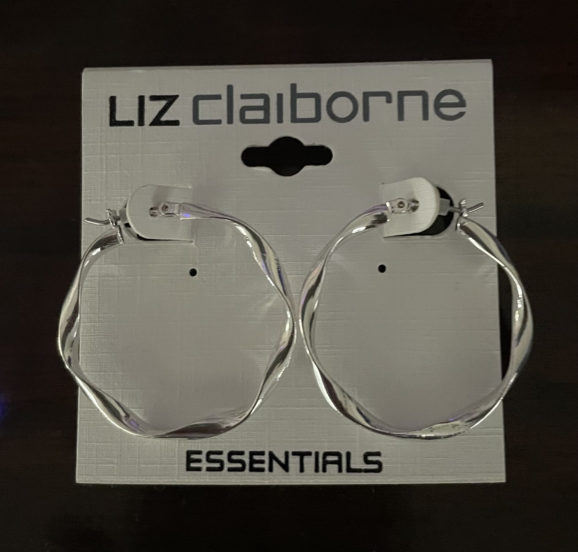 Silver Tone Pierced Earrings $7