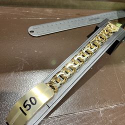 10 KT CHINO LINK BRACELET 150 Grams