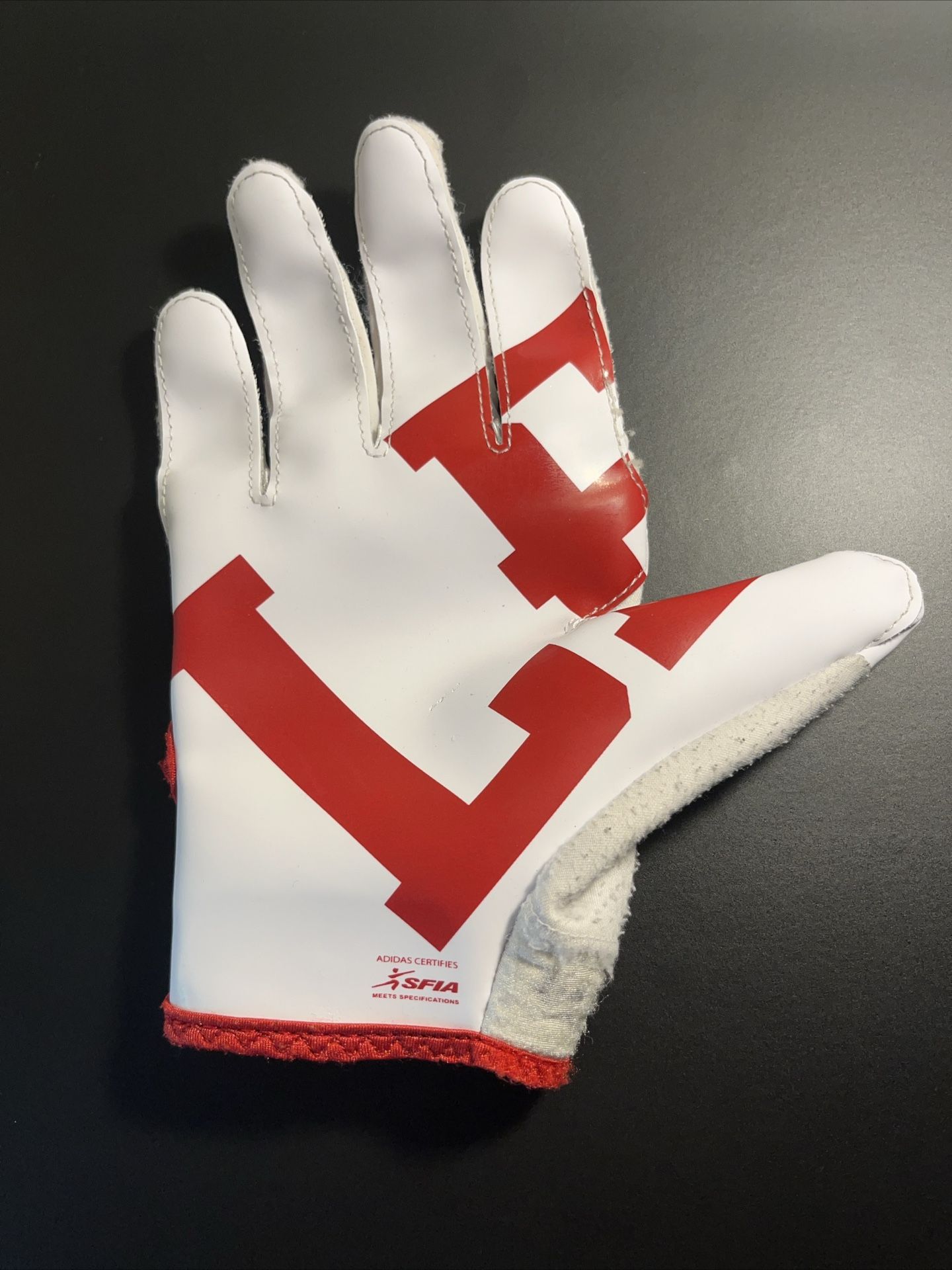 Indiana Football Team Issued Used Football Glove