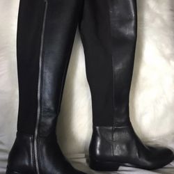 Michael Kors Tall Black Boots  Size 5M 