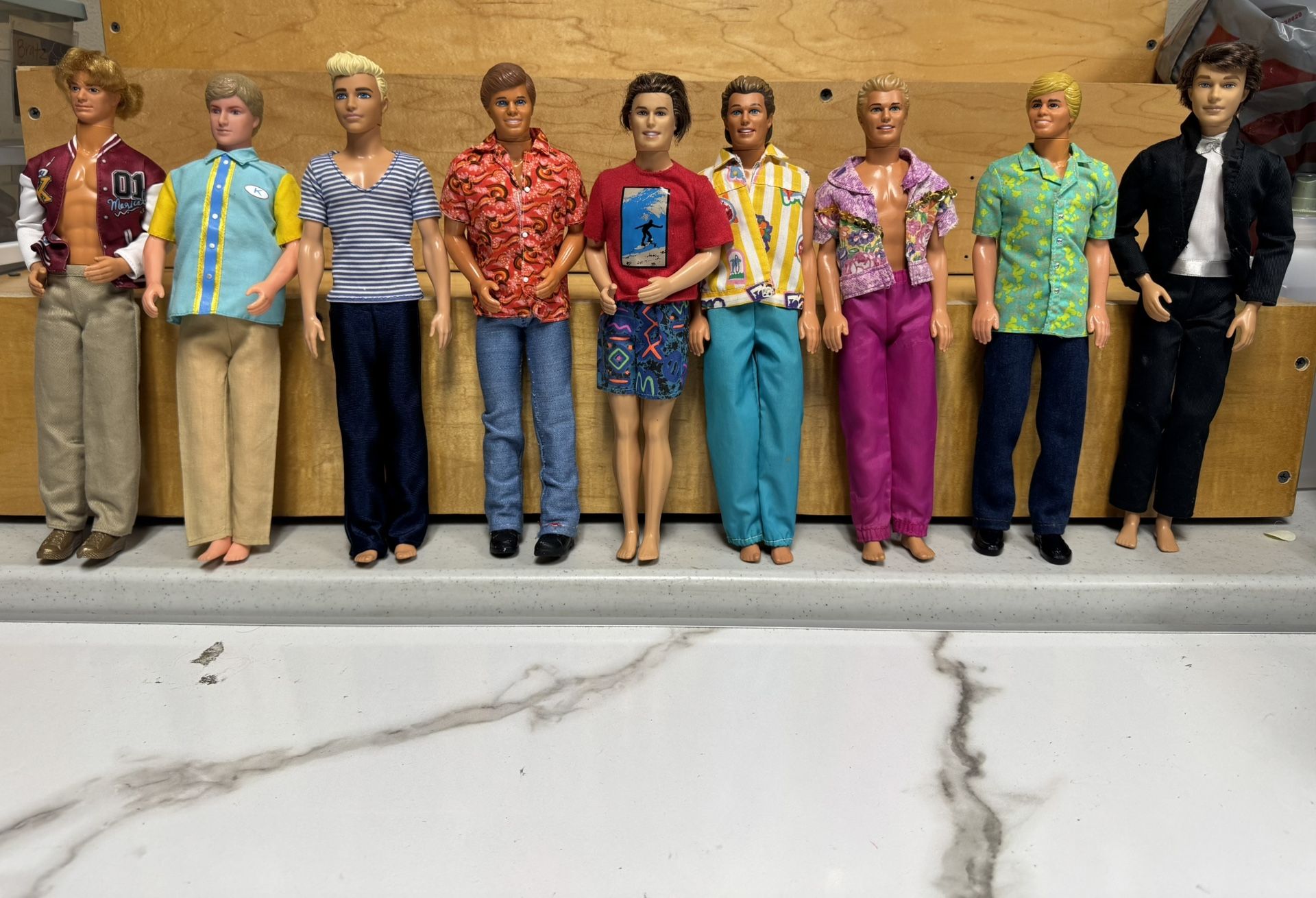 24 Vintage Ken Dolls