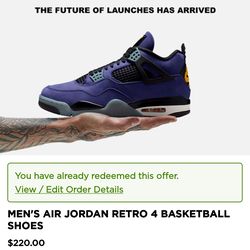 Jordan 4s (Lakers)