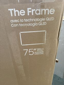 SAMSUNG 75-Inch Class QLED 4K LS03D The Frame Series Quantum HDR Smart TV w/Dolby Atmos, Art Mode, Anti-Reflection, Customizable Frame, Slim Fit Wall 