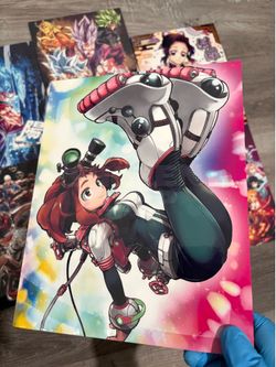 Ochaco Uraraka Anime Art Print