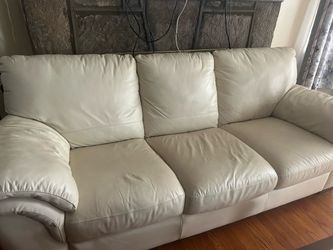 White sofa