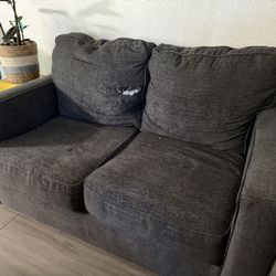 Grey Loveseat 