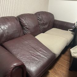 Leather Couch 