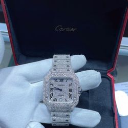 Cartier moissanite watch