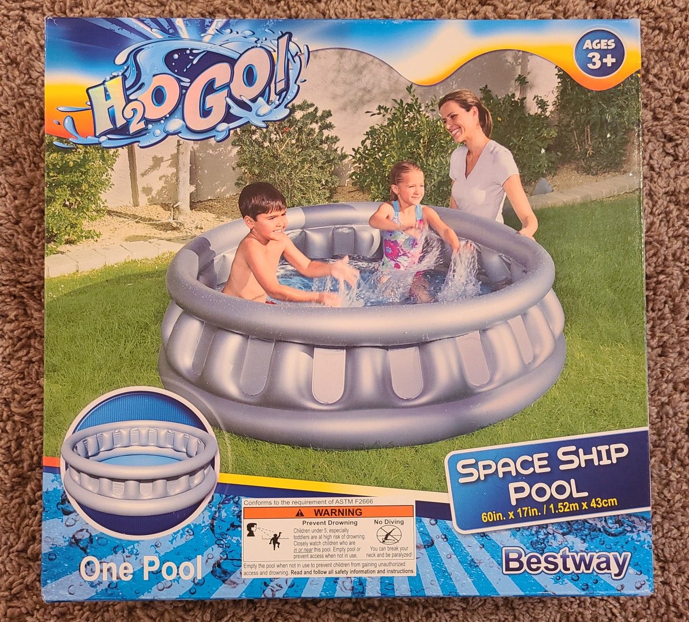 Bestway H2OGO Inflatable Space Ship Pool