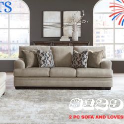 🇺🇸 2 PC SOFA AND LOVESEAT 🇺🇸