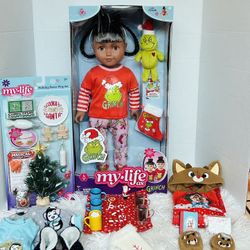 My Life As A Grinch Doll Bundle