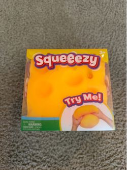 Squeeezy cheese squish toy