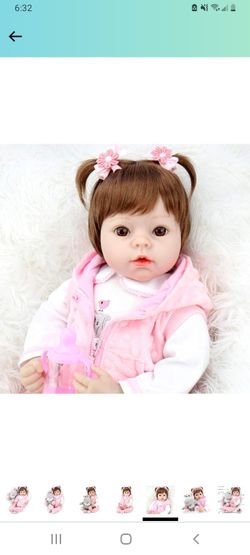 Muñeca Realista De Cilicona Tamaño De Un Bebé Verdadero