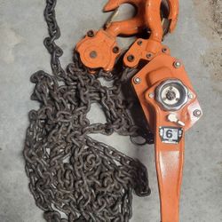 6 Ton 20 Foot Chain Come Alongs
