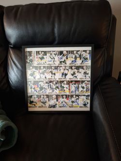 Signed silvertips framed memorabilia
