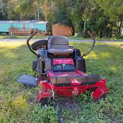 Riding Lawn Mower And Trailer
