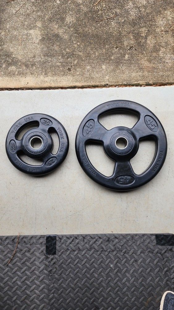 York Urethane Weight Plates