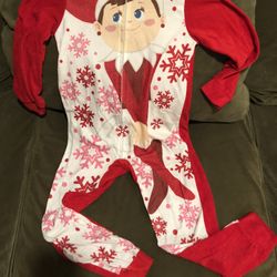 Elf on a shelf size 8 Christmas pajamas