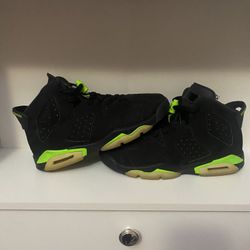 Air Jordan 6 Neon Used Size 7y No Box 