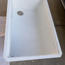 Delta 75B93333SWH Everest 32 White Granite Undermount Sink + Complete Professional Installation Accessories Kit New