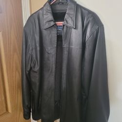 Leather Jacket Xl