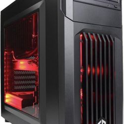 Gaming PC ATI Radeon RX 590 8 GB Graphics Intel Quad Core Unlocked CPU 16 GB RAM 500 GB SSD Wi-Fi Wireless