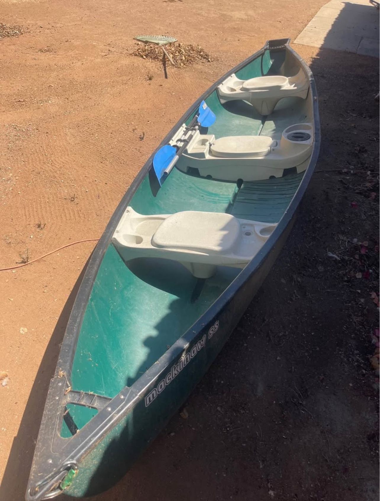 13’ Dolphin 3 Person Canoe