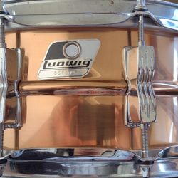 Ludwig Lm305 Bronze Snare Drum 10 Lug 5.5x14