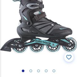 Rollerblade Women's Zetrablade In-Line Skates Size 10 Like New