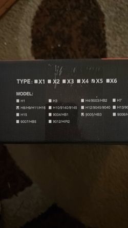 X5 H8/H9/H11/H16 9005/HB3 LED Headlight Bulbs