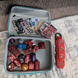 Bakugan Lot – Figures + Cards + Launcher Case Bundle