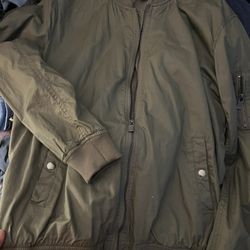 Green Bomber Jacket
