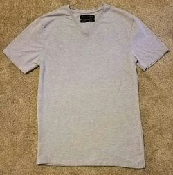 Womens Zara Essentials Slim Fit XL T-Shirt