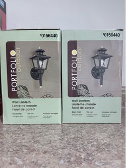 Exterior sconce lights