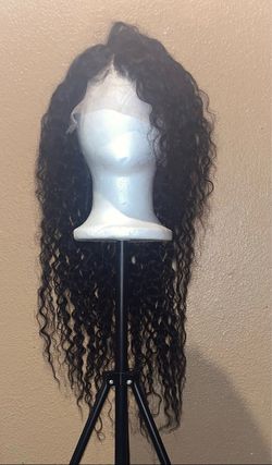 ✨ 30” Deep Curly 13x6 Human Hair Blend Lace Front Wig ✨