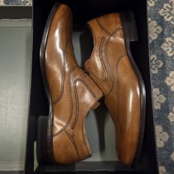 Johnston And Murphy Stratton Wing Tip Oxford 15-7070 11M