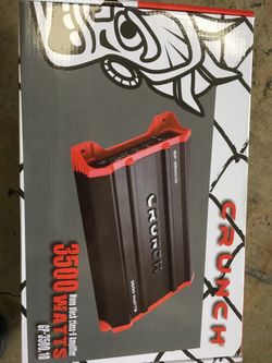 Crunch GP-3500.1D bass amp with bass knob 3500 watts