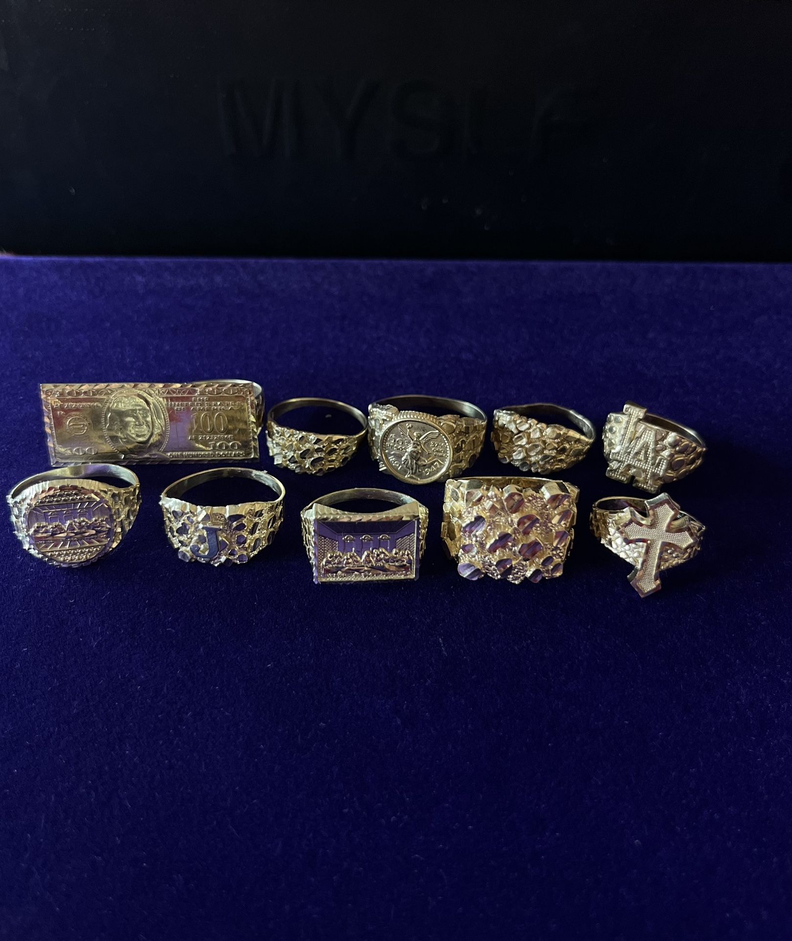 14K & 10K Solid Gold Men’s Rings – Authentic & Real