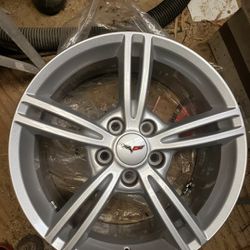  3 Brand New In Box 2008 Chevy Corvette Rims. One Front Rim And Two Back Rims ..   