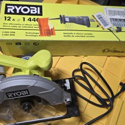 Ryobi Circular Saw And Reciprocal Saw