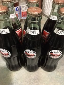 50th year anniversary cape cod Coca Cola 6pk glass bottles