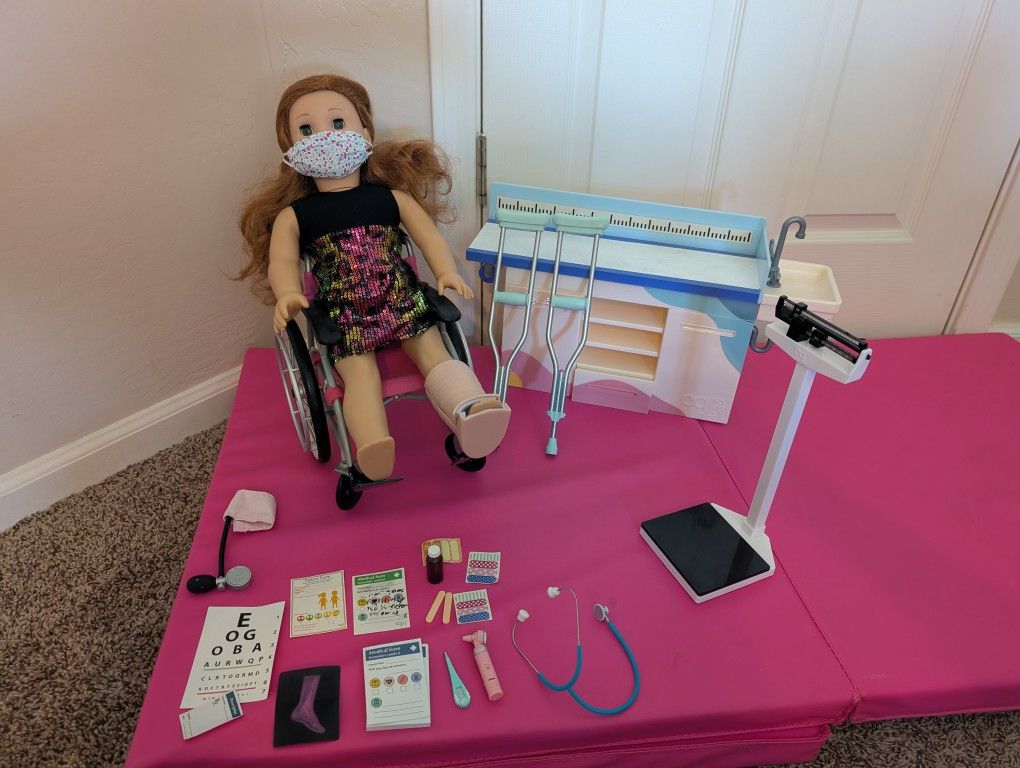 American Girl Doll Hospital/Doctor Office Set