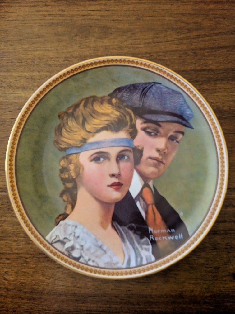 Norman Rockwell Plate