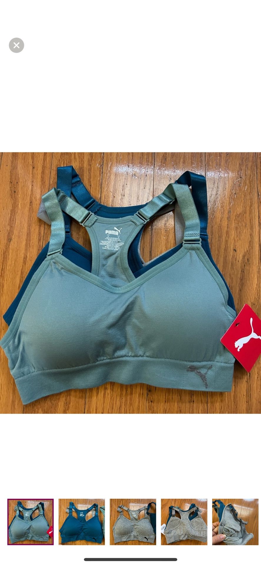 NWT Puma sports bra 3 pack
