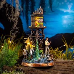 Disney Tiana bayou adventure Light Up figurine Water Tower 