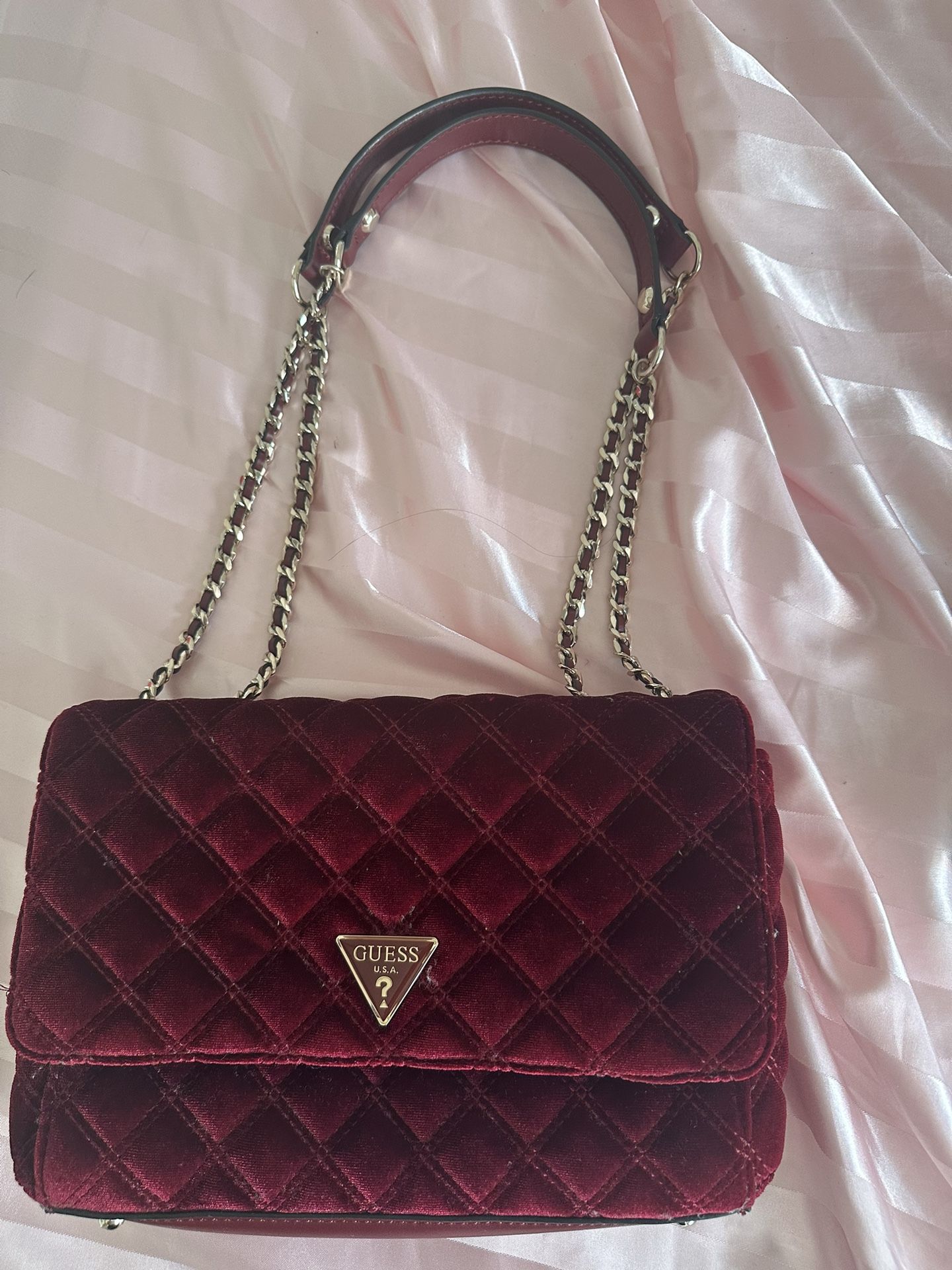 Guess Velvet Purse