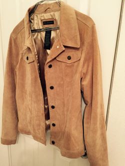 Suede jacket .. Brand new